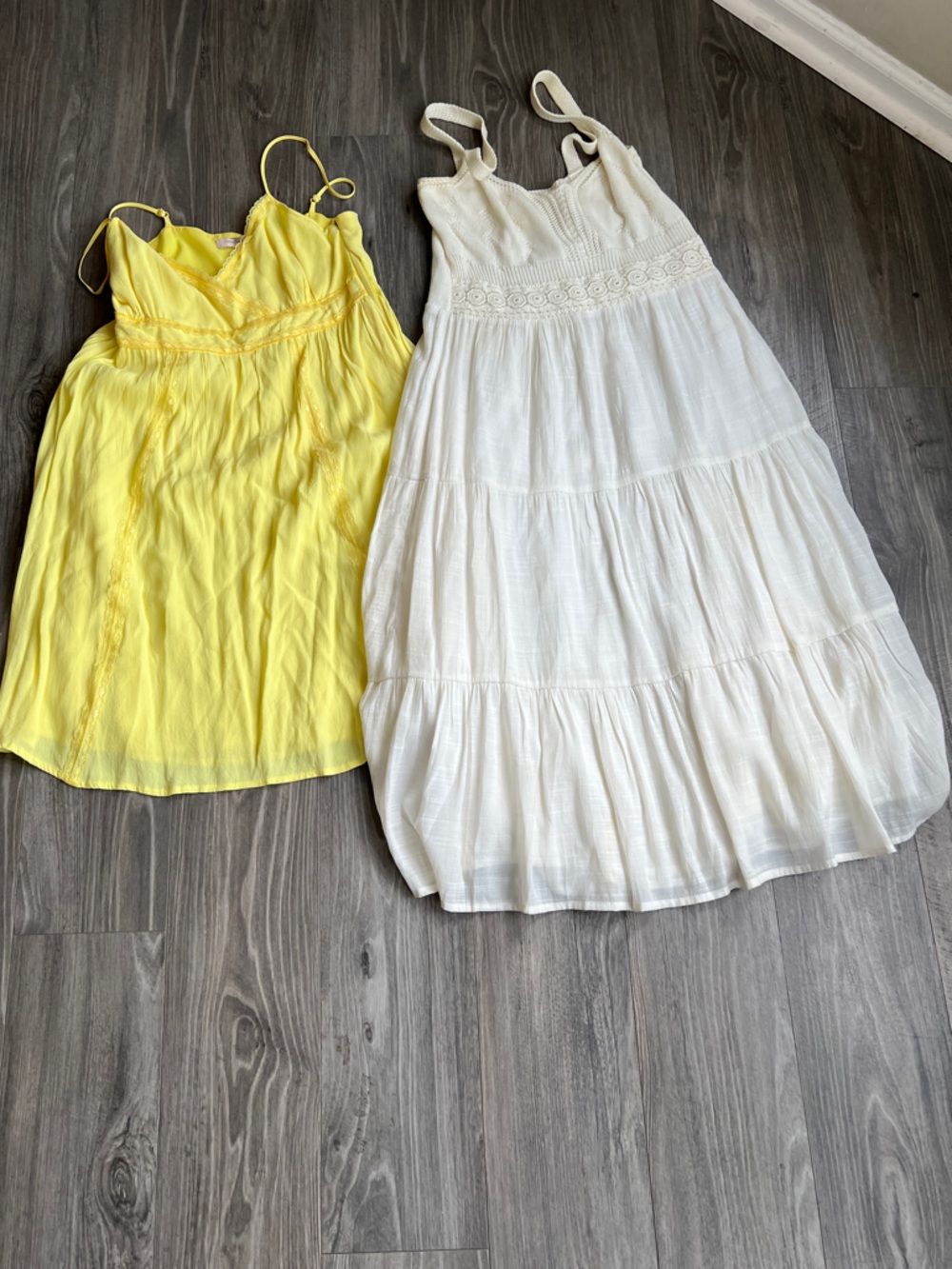 Forever 21 Yellow Spaghetti Strap Sundress